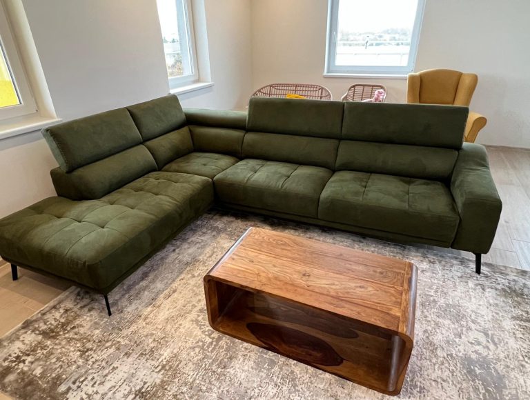 zelená sedačka ISABELLA